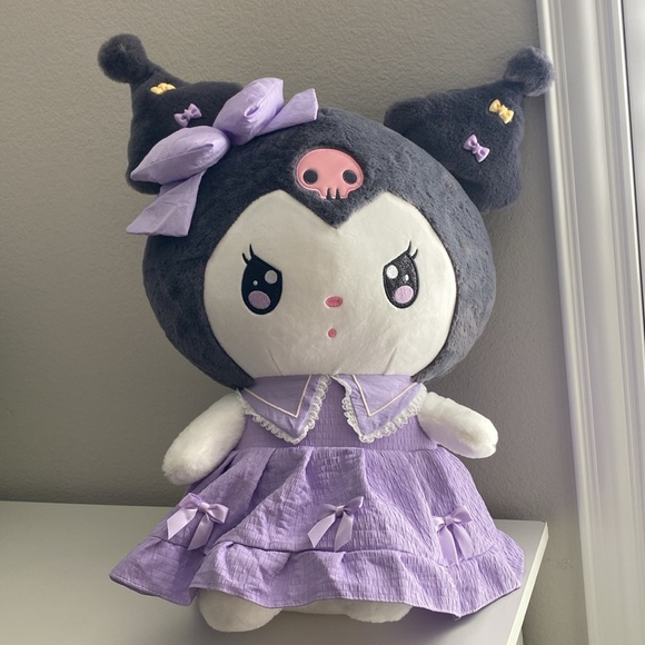 Giant Kawaii Sanrio Kuromi Plush Doll - Picture 8 of 9